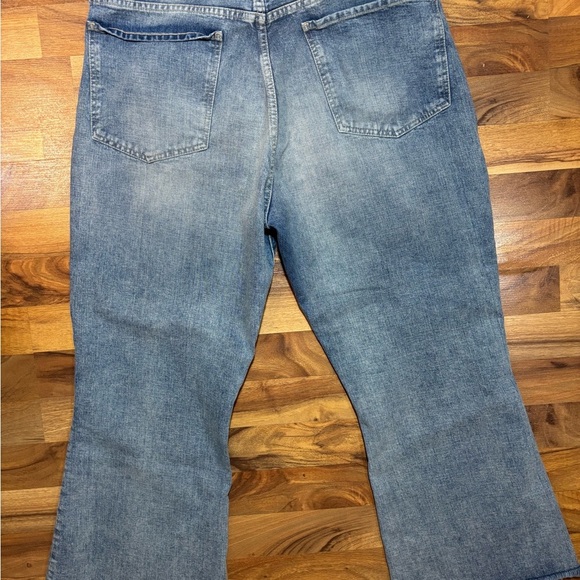 Seven For All Mankind Easy Boy Bootcut Jeans Women Size 32 Wide Leg Western - Picture 2 of 8